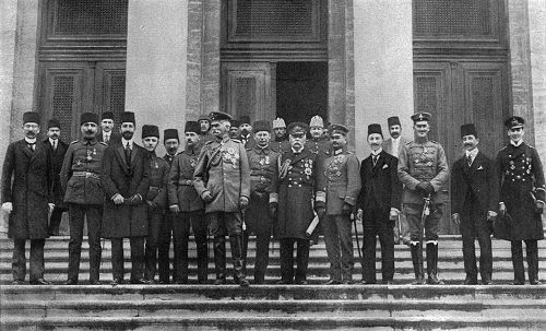 Generalfeldmarschall v. Mackensen in Konstantinopel